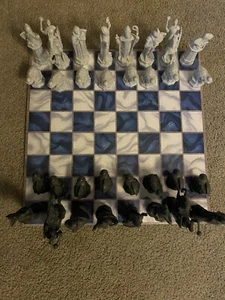 HARRY POTTER WIZARD CHESS SET WARNER BROS MATTEL - Picture 1 of 4