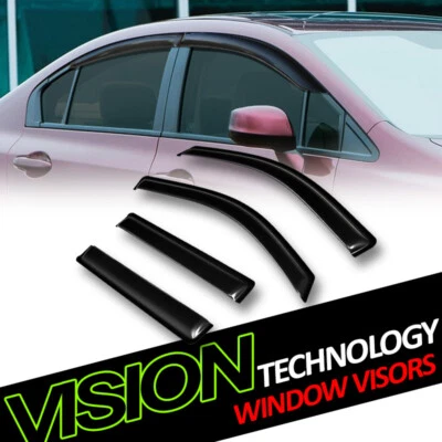 Para 15-20 Yukon/Tahoe/Escalada Lluvia/Viento Protector Humo Tinte Sombra Ventana Viseras Foto 1 de 2