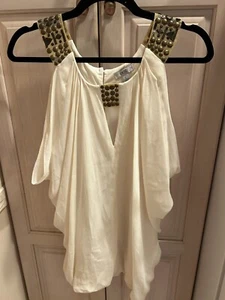 Cache Elfenbein Ärmelloses Top Gr. L Neu!! - Bild 1 von 3