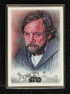 2019 Star Wars: Stellar Signatures Art Reproduction /100 Luke Skywalker #23 0ni9