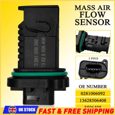 Replacement For BMW 1 Series RWD -- F21 116d 118d MASS AIR FLOW METER SENSOR UK - Image 1 of 4
