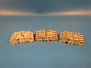 LOT OF 3 Eaton D5PA2, Three Pole Relay Socket, 15A-150V, 10A-300V, SER. A2 - Picture 1 of 7