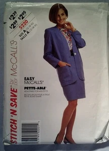 McCalls 5220 sewing  pattern Ladies Skirt Suit   Size  12-14-16 cut & counted - Picture 1 of 2