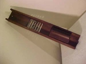 Antique Primitive Wooden Kraut Cabbage Slaw Cutter Slicer  CATAWISSA, Pa. signed - Picture 1 of 10