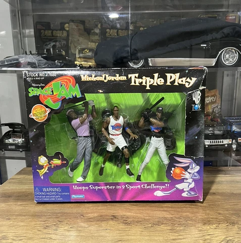 1996 Michael Jordan Space Jam Movie Triple Play sealed  new Rare Golf Nike Movie Cover