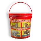 Barnum's Animal Cracker Tin Circus Cookie Bucket Collectible Reproduction 1991