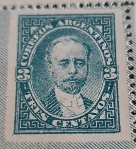 Argentina 1888 3c Postal Stationery Card, Miguel Juarez Celman Very Few & Scarce - Picture 1 of 4