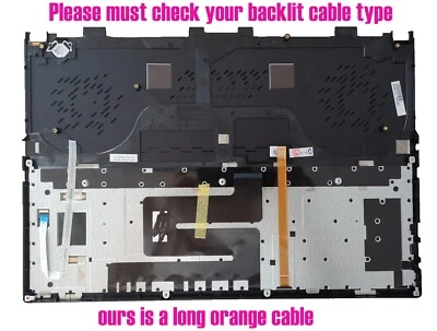 Reino Unido reposamanos teclado retroiluminado para Asus GX531G GX531GM GX531GS GX531GW GX531GV Foto 1 de 2