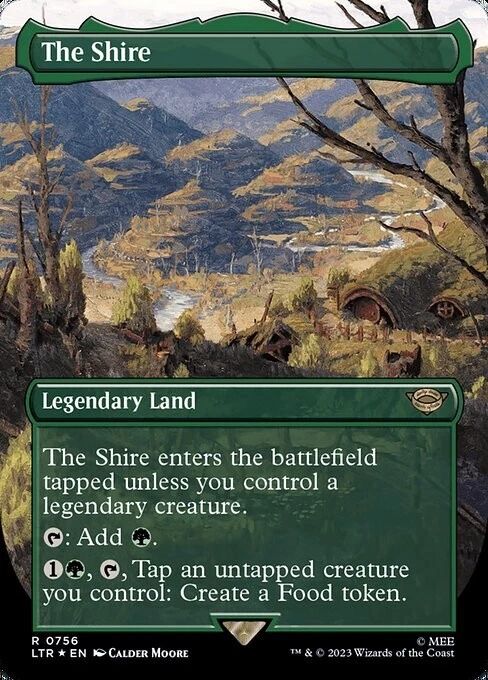 The Shire Borderless Surge FOIL #756 | LTR The Lord of the Rings | MTG - Image 1 of 1