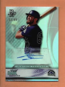 2016 Bowman Platinum - Platinum Presence #PPA-DD David Dahl AUTO #'d 13/99 - Picture 1 of 2