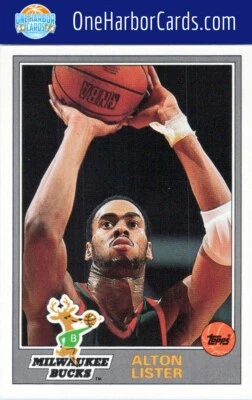 1992-93 Topps Archives Milwaukee Bucks #17 Alton Lister - Image 1 of 2