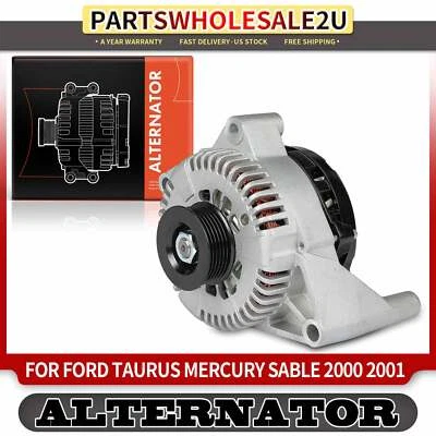 Alternador para Ford Taurus Mercury Sable 2000-2001 V6 3,0 L 130 amperios 12 V 6 ranuras  Foto 1 de 4