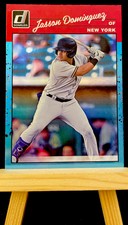 🔥📈 Jasson Dominguez 2023 Donruss 90’ Retro Carolina Blue Foil #253 NY Yankees