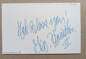 George Hamilton IV "Country Music Star" Personally Signed Album Page