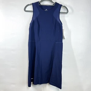 New Graced By Grit Love Love Dress Navy UPF 50+ Size M - Picture 1 of 9