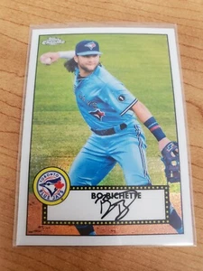 2021 Topps Serie 1 Bo Bichette Topps 1952 rifrattore #TC52-28 pulito e centrato💎 - Foto 1 di 2