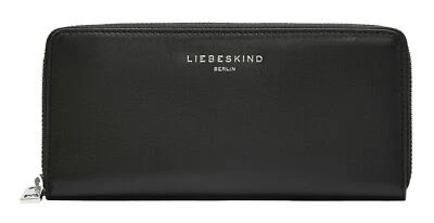 LIEBESKIND BERLIN Sheep Natural Gigi Ziparound Wallet Geldbörse Black Neu