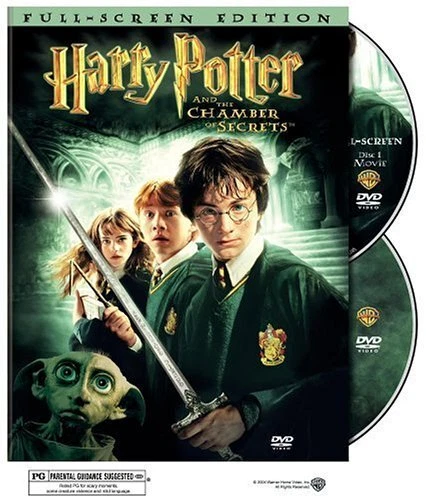 Harry Potter and The Chamber of Secrets (DVD, 2003, 2-Disc Set, Full Screen) NEW - Image 1 of 1