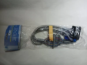 NOS PREMIUM IDE CABLE ROUNDED ATA 133 FOR 2 DEVICES 36 INCH LONG - Picture 1 of 3