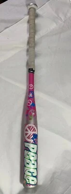 Bate de softbol Louisville Slugger TPS Peace Pink 28 pulgadas 18 OZ -10 USSSA FP12P Foto 1 de 4