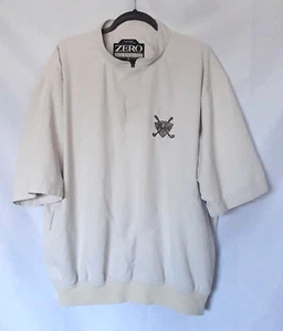 Ropa exterior de golf Zero Restriction grande beige superligera manga corta para hombre - Imagen 1 de 6