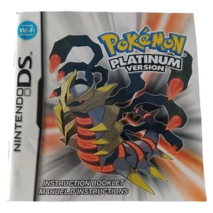 Nintendo DS Pokemon Platinum Version MANUAL ONLY No Game/Case Original Authentic - Picture 1 of 3