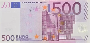 €500 Germany X0291073592 Jean-Claude Trichet VF - Rare 2002 Banknote - Picture 1 of 2