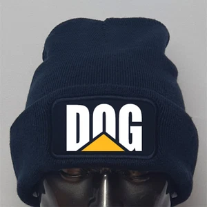 Lustige humorvolle Katapillar schwere Ausrüstung Parodie Hund Premium Qualität Beanie Mütze - Bild 1 von 1