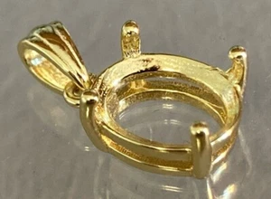 Colgante en blanco de plata de ley maciza - para cabina y piedras facetadas de 7x5 mm a 30x20 mm - Imagen 1 de 65