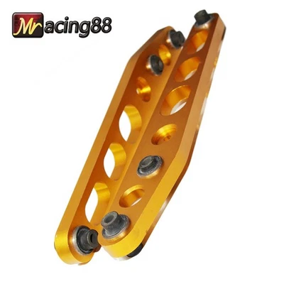 1 пара золотистых задних нижних алюминиевых рычагов управления в комплекте LCA для 96–00 Honda Civic EK - Изображение 1 из 4