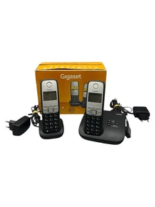 Gigaset A400 A Duo téléphone fixe combiné répondeur base chargeur - Photo 1/7