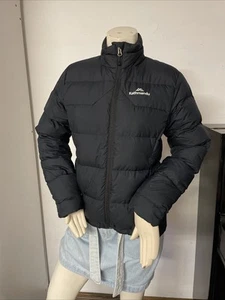 Kathmandu Women Puffer Duckdown And Feather Jacket Size 6. Black/ Green - Picture 1 of 18