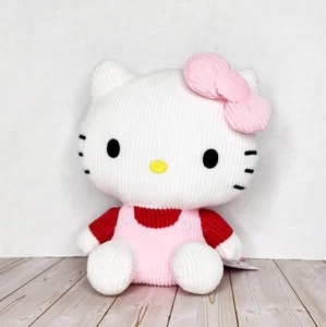 Pink Hello Kitty NWT Plushie 9" Stuffed Animal Sanrio - Picture 1 of 9