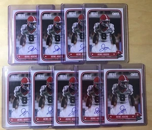 🔥2024 ONYX VINTAGE JOENEL AGUERO On Card Auto Lot Of 9 Georgia Bulldogs🔥 - Picture 1 of 1