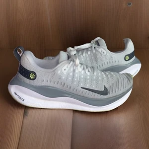 Nike ReactX Infinity Run 4 Men Size 10.5 Running Shoes Wolf Gray Lime DR2665-002 - Picture 1 of 10