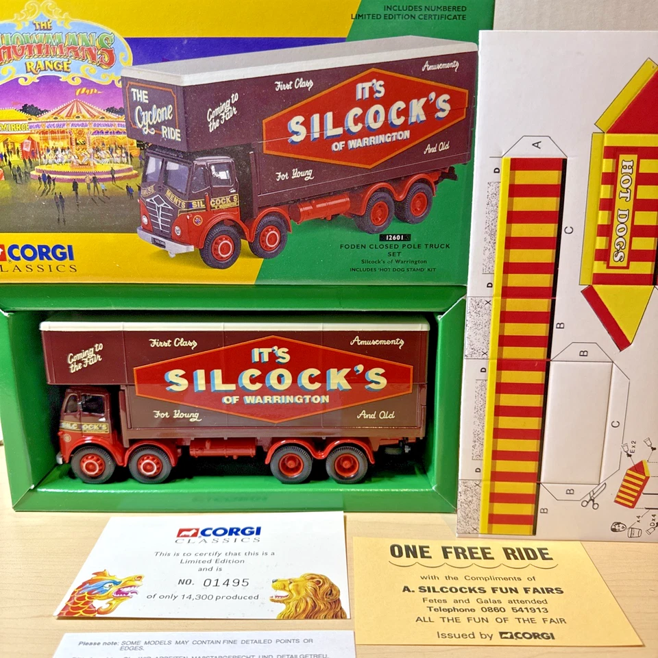 Corgi Classics #12601 Foden Closed Pole Truck Silcocks of Warrington - Image 1 of 4