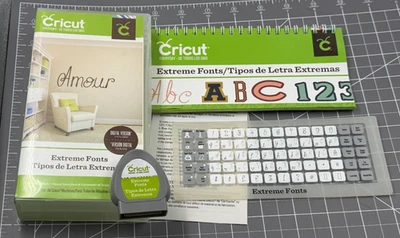 Cartucho de fuentes Cricut Extreme con teclado, folleto y estuche - 2001981 Foto 1 de 4