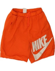 NIKE Boys Graphic Sport Shorts 9-10 Years Large Orange Nylon CP55 - Picture 1 of 3
