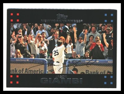 Jason Giambi 2007 Topps Red Back #120 New York Yankees - Image 1 of 2