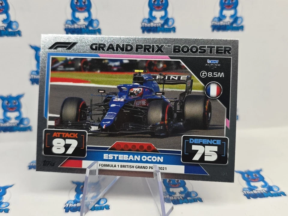 2022 Topps Turbo Attax F1 Formula 1 Grand Prix Booster Esteban Ocon #321 - Image 1 of 2