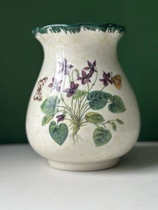Pietro Bianconi Vase Vintage Italian Ceramic Floral & Butterfly Design collector - Picture 1 of 17