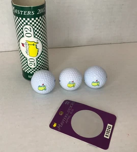 Masters Badge 2000 Vijay Singh Champion Augusta National Ticket Souvenir W/ Ball - Picture 1 of 8