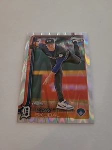 2025 Topps Chrome - Tarik Skubal #258 RayWave Refractor Detroit Tigers  - Bild 1 von 2