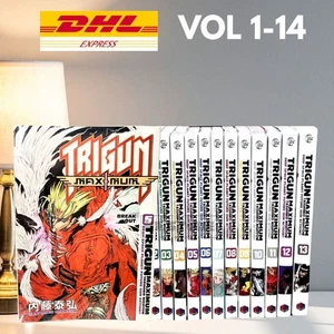 Manga Trigun Maximum Vol 1-14 End Complete Set by Ysuhiro Nightow English New - Picture 1 of 14