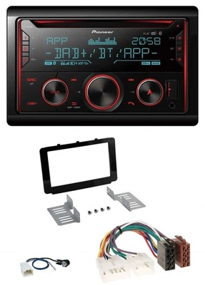 Pioneer 2DIN DAB MP3 Bluetooth USB CD Autoradio für Toyota Hilux 2016-2020 schwa - Bild 1 von 4