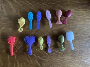 Lot Of Doll Brushes Shells My Scene My Little Pony  - Picture 1 of 6