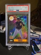 2022 Topps Series 2 Silver Pack Gold Refractor Oneil Cruz /50 PSA 9