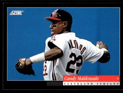 1994 Score Baseball Card Candy Maldonado Cleveland Indians #154 - Image 1 of 2