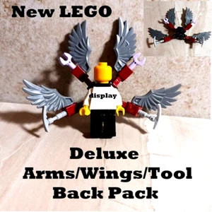 New LEGO Wings Extended Arms Wrenches Arch Angel Backpack Hammer Peacemaker - Picture 1 of 2