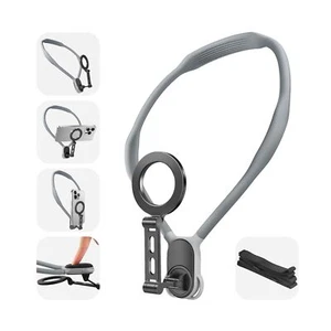 Magnetic Neck Phone Mount, 2024 New Longer Neck Phone Holder for Recording, H... - Picture 1 of 9
